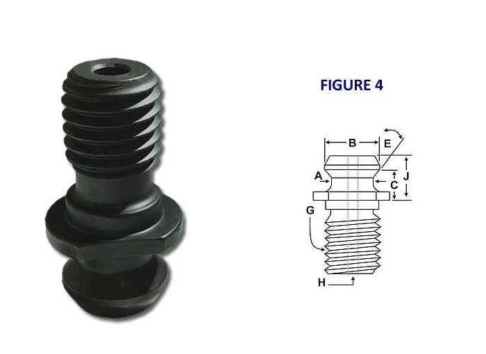 Picture of US Shop Tool C40-4500H CAT40 Retention Knob